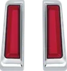 Kuryakyn Tracer LED Saddlebag Insert Running Lights Pair Chrome