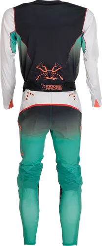 Moose Teal Black and Orange Adult Agroid Riding Pants Sz 42