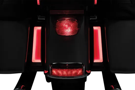 Kuryakyn Tracer LED Saddlebag Insert Running Lights Pair Black