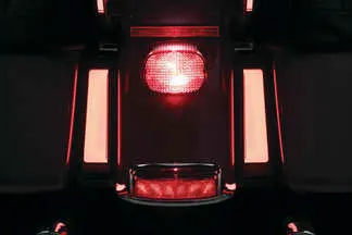 Kuryakyn Tracer LED Saddlebag Insert Running Lights Pair Black