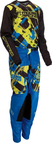 Moose Racing Youth Unisex Kids Youth Agroid Pants 24 Blue 3