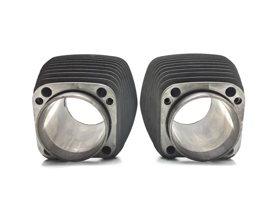 Front Rear Cylinder Jugs w Pistons 2007 Harley Dyna Super Glide FXD 3049 x