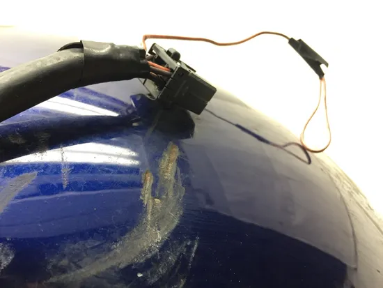 Deep Cobalt Pear Rear Fender Fairing 2007 Electra Glide Ultra Classic 3050 x