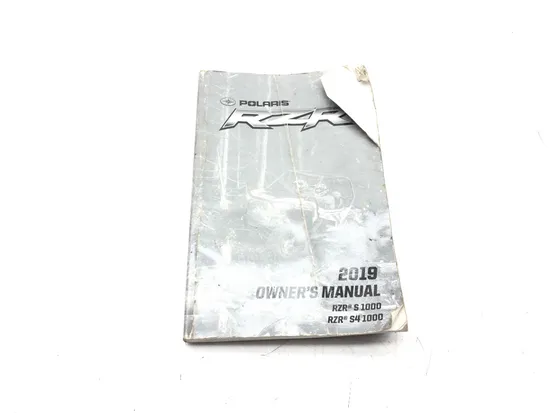 Owners Manual 2019 Polaris RZR S4 1000 EPS 3060