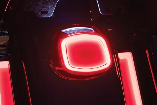 Kuryakyn Tracer LED Tail Light with Top Window Red Lens