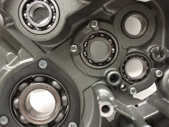 Engine Left Right Center Cases 2000 Kawasaki KLR650 3056