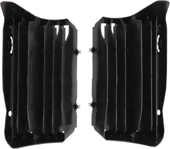 Acerbis Black Radiator Louver Cover Pair
