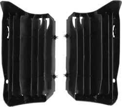 Acerbis Black Radiator Louver Cover Pair