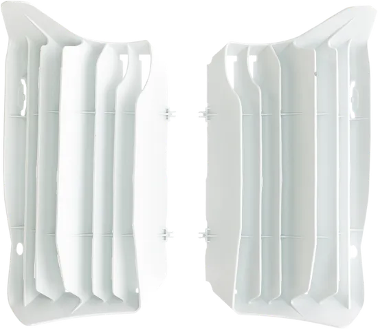 Acerbis White Radiator Louver Cover Pair