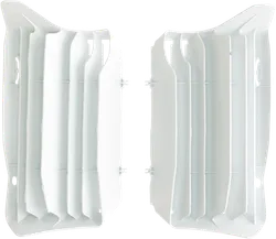 Acerbis White Radiator Louver Cover Pair