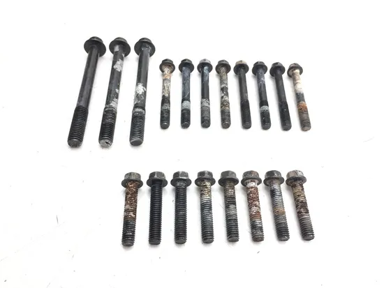 Engine Left Right Center Case Bolts 2000 Kawasaki KLR650 3056 2