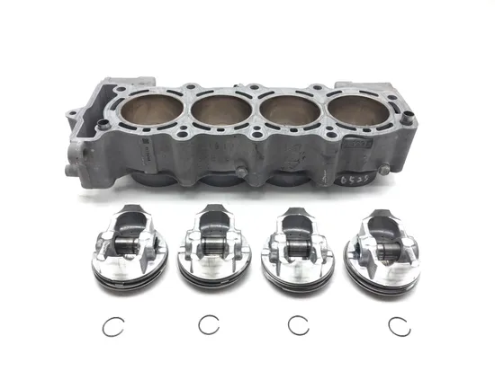 Engine Cylinder Jug W Piston 2005 Kawasaki ZZR600 3090