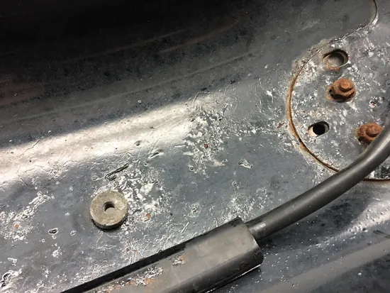 Rear Fender Fairing Tire Hugger 2007 Harley Sportster 1200 Custom XL1200C 3096 x