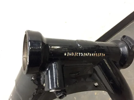 Main Frame Chassis CLN 2007 Harley-Davidson Sportster 1200 Custom XL1200C 3096 x