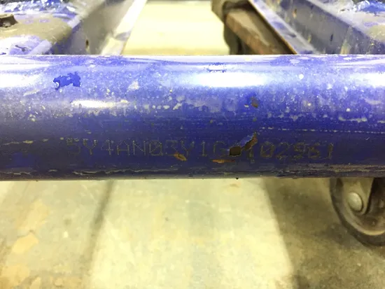 Frame Chassis CLN 2016 Yamaha YXZ1000R 3057