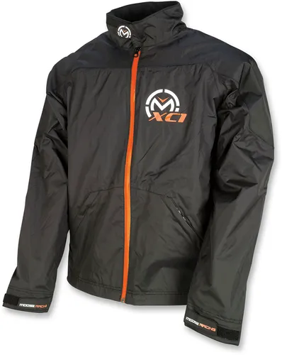 Moose Racing Youth Unisex XC1 Rain Jacket 14 Black Orange White 1