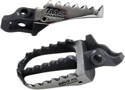 IMS Black Stainless Steel Pro Series Footpeg Pair