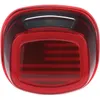 Kuryakyn Flag LED Red Lens Tail Light w Top License Light