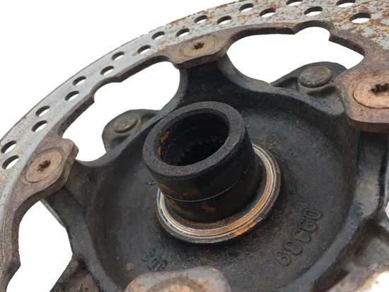 Front Wheel Hub with Rotor B 2010 Polaris Ranger 500 4x4 HO EFI 3101 x