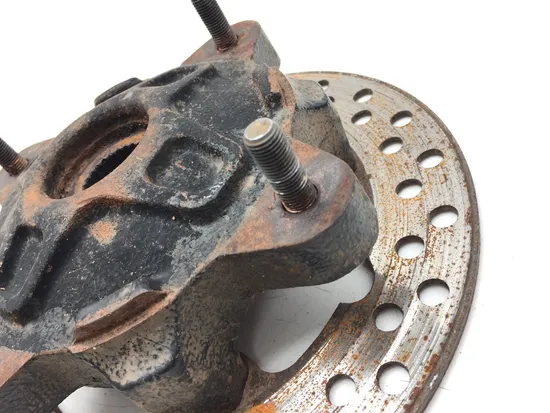 Front Wheel Hub with Rotor B 2010 Polaris Ranger 500 4x4 HO EFI 3101 x