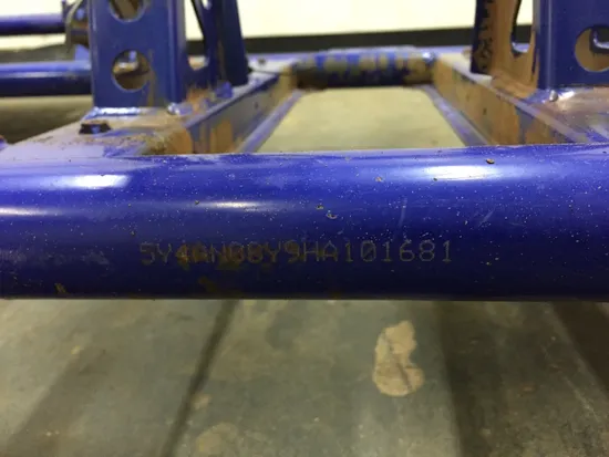 Frame Chassis CLN Ready To Go 2017 Yamaha YXZ1000R SS 3046 x