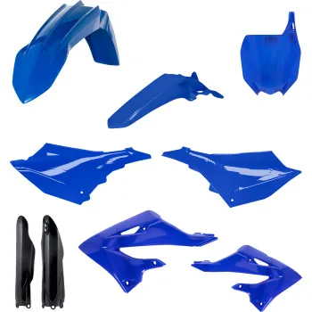 Acerbis Complete Plastic Fender Body Kit Blue Black