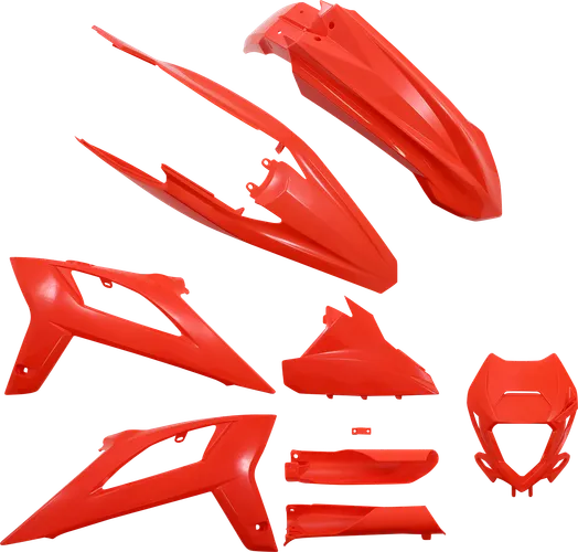 Acerbis Complete Plastic Fender Body Kit OE Red
