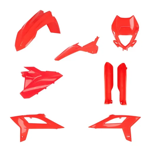 Acerbis Complete Plastic Fender Body Kit OE Red