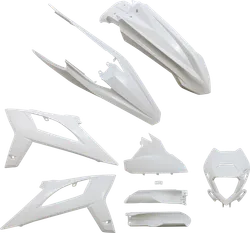 Acerbis Complete Plastic Fender Body Kit White