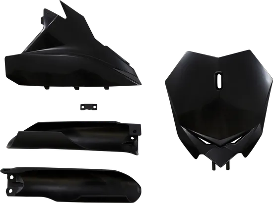 Acerbis Complete Plastic Fender Body Kit Black