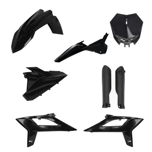 Acerbis Complete Plastic Fender Body Kit Black 5