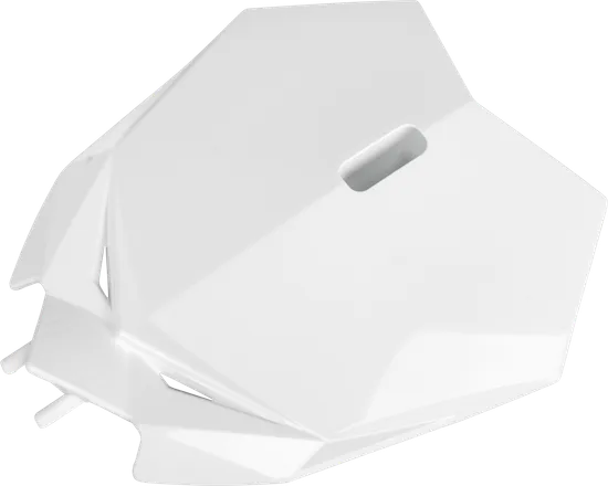 Acerbis White Front Number Plate