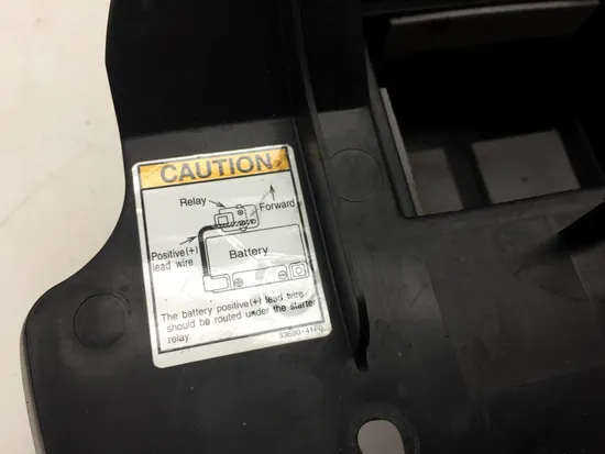 Battery Tray 2005 Suzuki Boulevard C50 3111