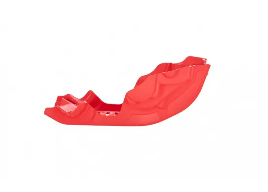 Acerbis Polypropylene Chassis Belly Skid Plate Red
