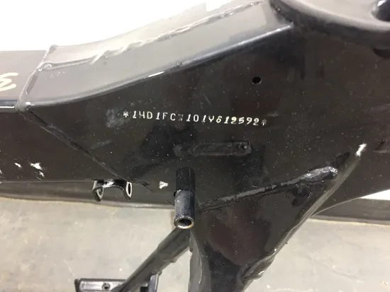 Main Frame Chassis CLN 2001 Harley Electra Glide Ultra Classic EFI FLHTCUI 3123