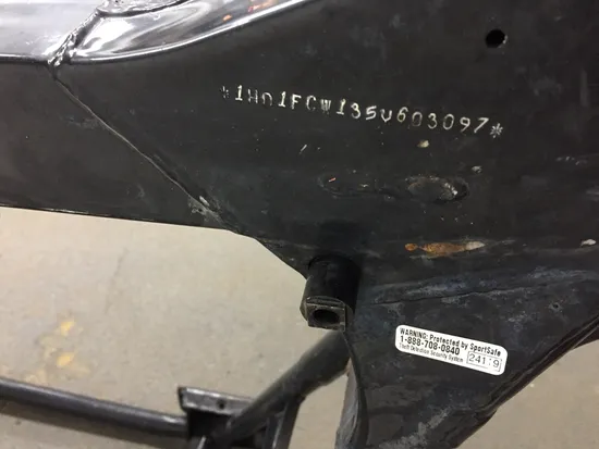 Main Frame Chassis CLN 2005 Harley Electra Glide Ultra Classic EFI FLHTCUI 3121x