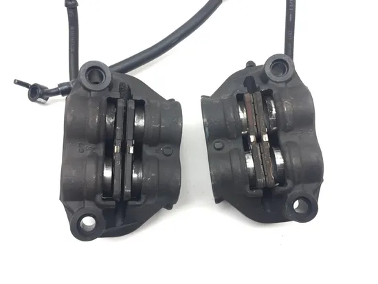 Left Right Front Brake Calipers Pads Set 2012 Honda CBR1000RR 3128