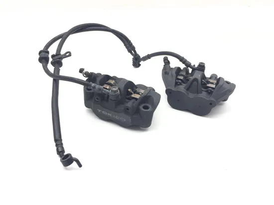 Left Right Front Brake Calipers Pads Set 2012 Honda CBR1000RR 3128