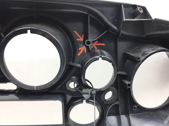 Front Upper Batwing Inner Fairing 2001 Harley Electra Glide Classic FLHTC 3126 x