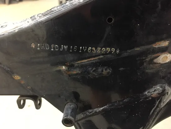 Main Frame Chassis CLN Ready To Go 2001 Harley Electra Glide Classic FLHTC 3126