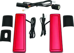 Kuryakyn Red Lens Tracer Filler Panel LED Lights