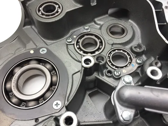 Engine Left Right Center Cases 2005 Kawasaki KLR650 3112