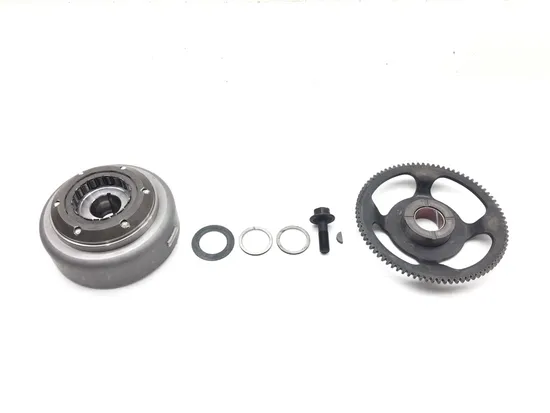 Engine Flywheel W Starter Clutch 2005 Kawasaki KLR650 3112