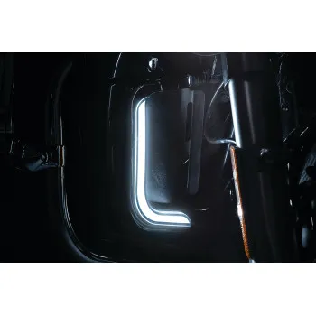 Kuryakyn Chrome Lens Tracer Lower Fairing Accent Lights
