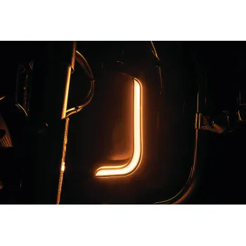 Kuryakyn Satin Black Lens Tracer Lower Fairing Accent Lights