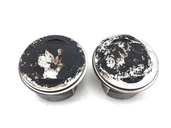 Front Rear Cylinder Jugs w Pistons 2007 Harley Softail Standard FXST 3139