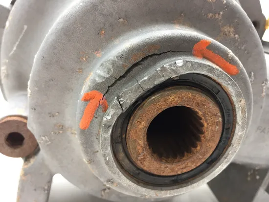 Front Diff Differential Ring Gear Pinion 2005 Polaris Sportsman 700 3143 PARTS 4