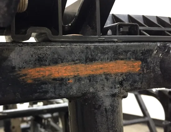 Frame Chassis 2012 Honda Big Red 700 MUV700 3141 x