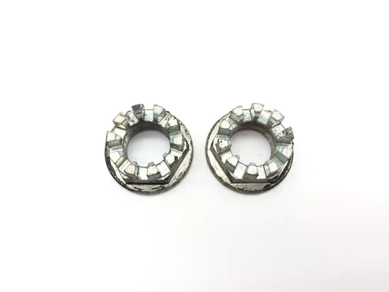 Front Wheel Hub Spindle Castle Nuts 2012 Honda Big Red 700 MUV700 3141