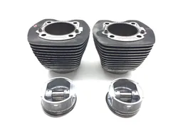 Front Rear Cylinder Jugs w Pistons 2005 Harley Dyna Wide Glide FXDWG 3147